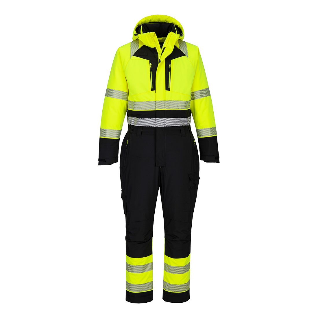 DX438 DX4 Hi-Vis Winter Coverall Yellow/Black DX438 DX4 Hi-Vis Winter Coverall Yellow/Black