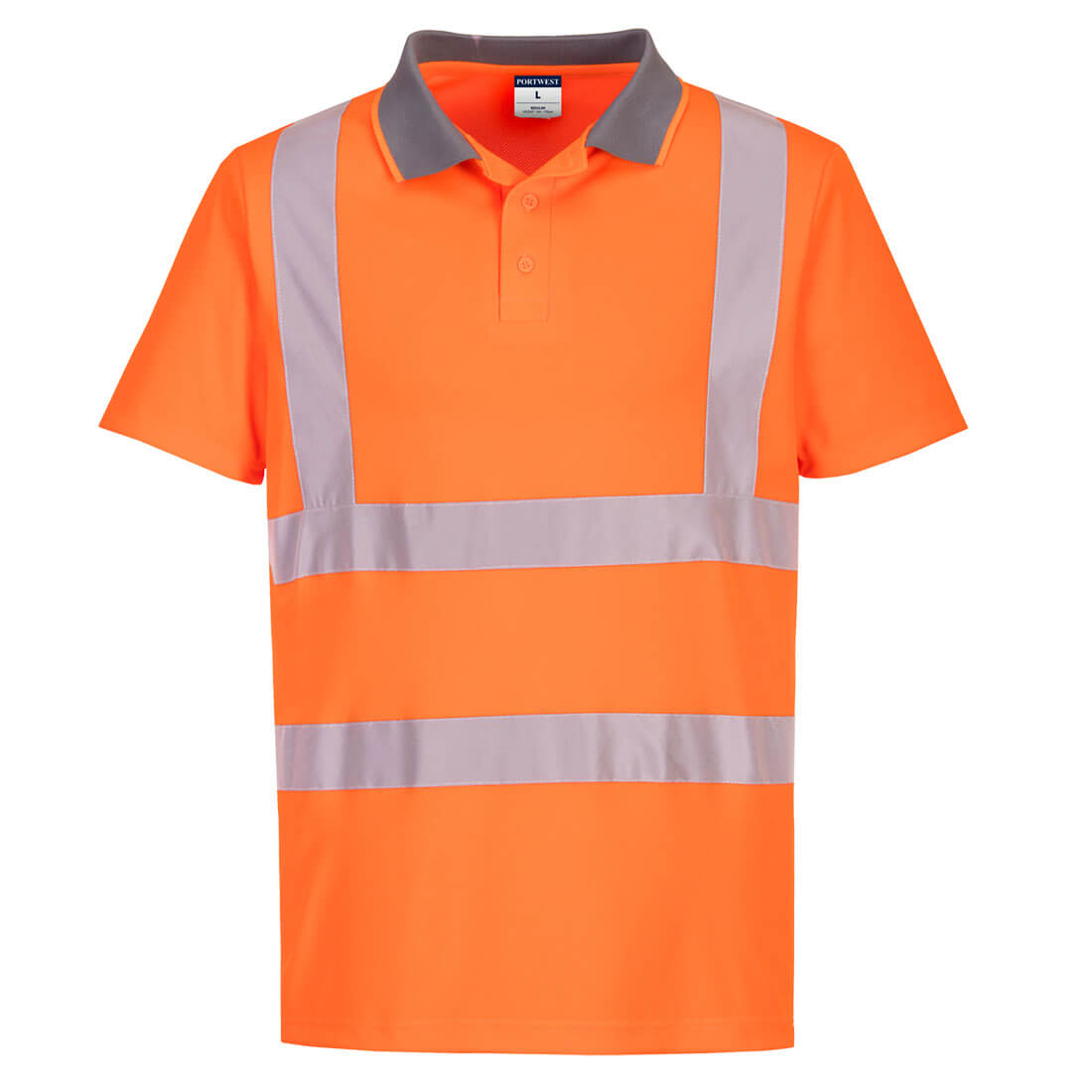 EC10 Eco Hi-Vis Polo Shirt S/S (6 Pack) Orange