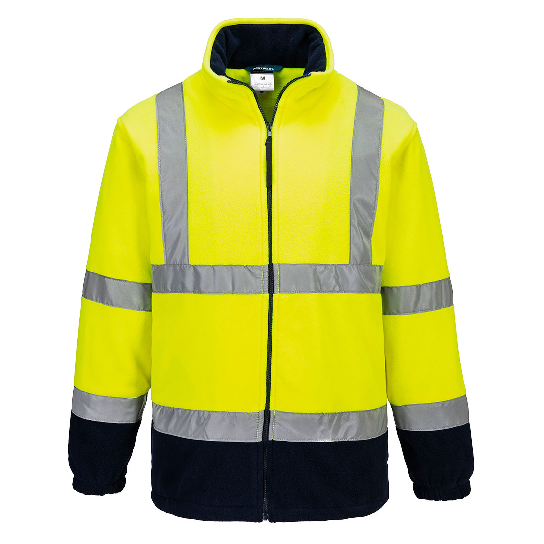 ES251 ES1 Essential Hi-Vis Contrast Fleece Yellow/Navy ES251 ES1 Essential Hi-Vis Contrast Fleece Yellow/Navy