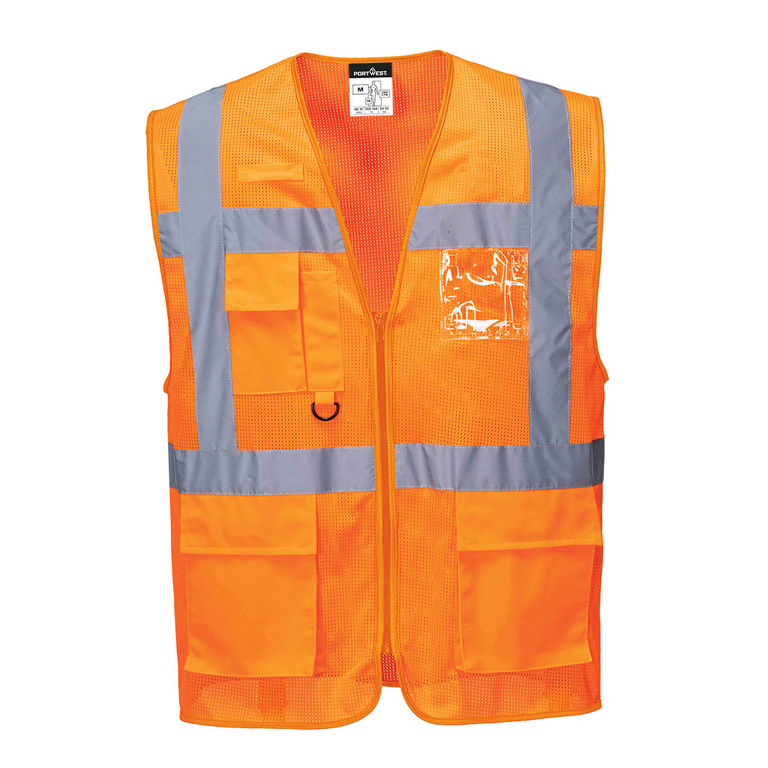 ES376 ES1 Essential Hi-Vis Mesh Executive Vest Orange