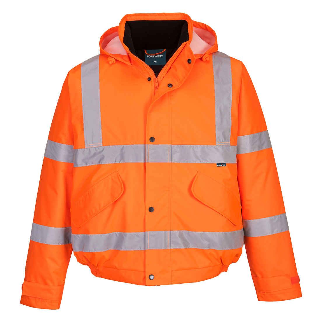 ES463 ES1 Essential Hi-Vis Winter Bomber Jacket Orange ES463 ES1 Essential Hi-Vis Winter Bomber Jacket Orange