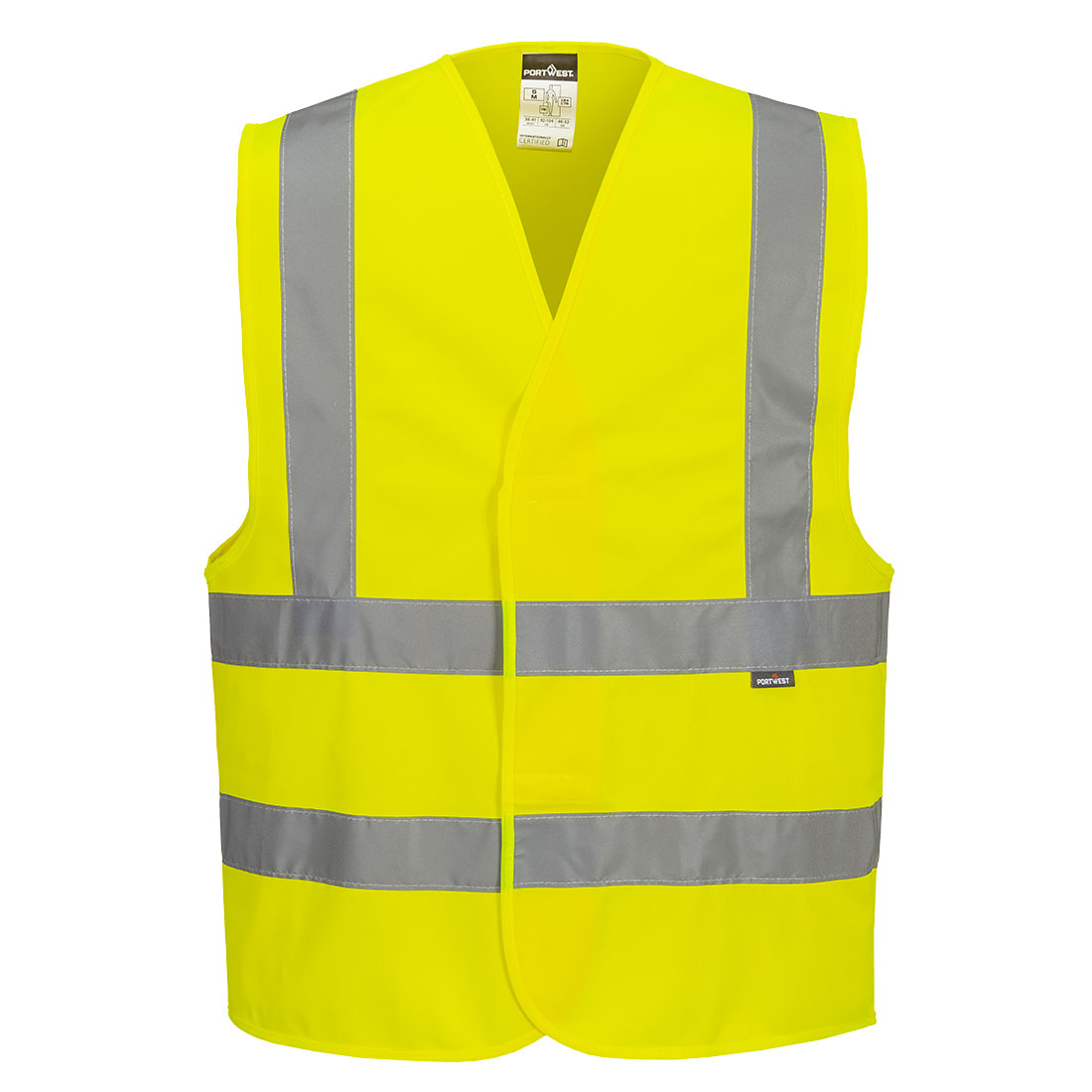 ES470 ES1 Essential Hi-Vis Band and Brace Vest Yellow