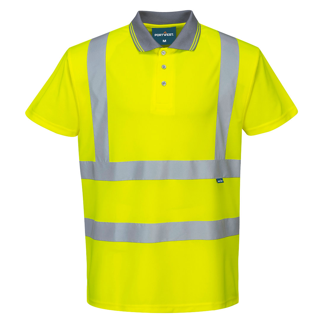 ES477 ES1 Essential Hi-Vis Polo Shirt S/S Yellow