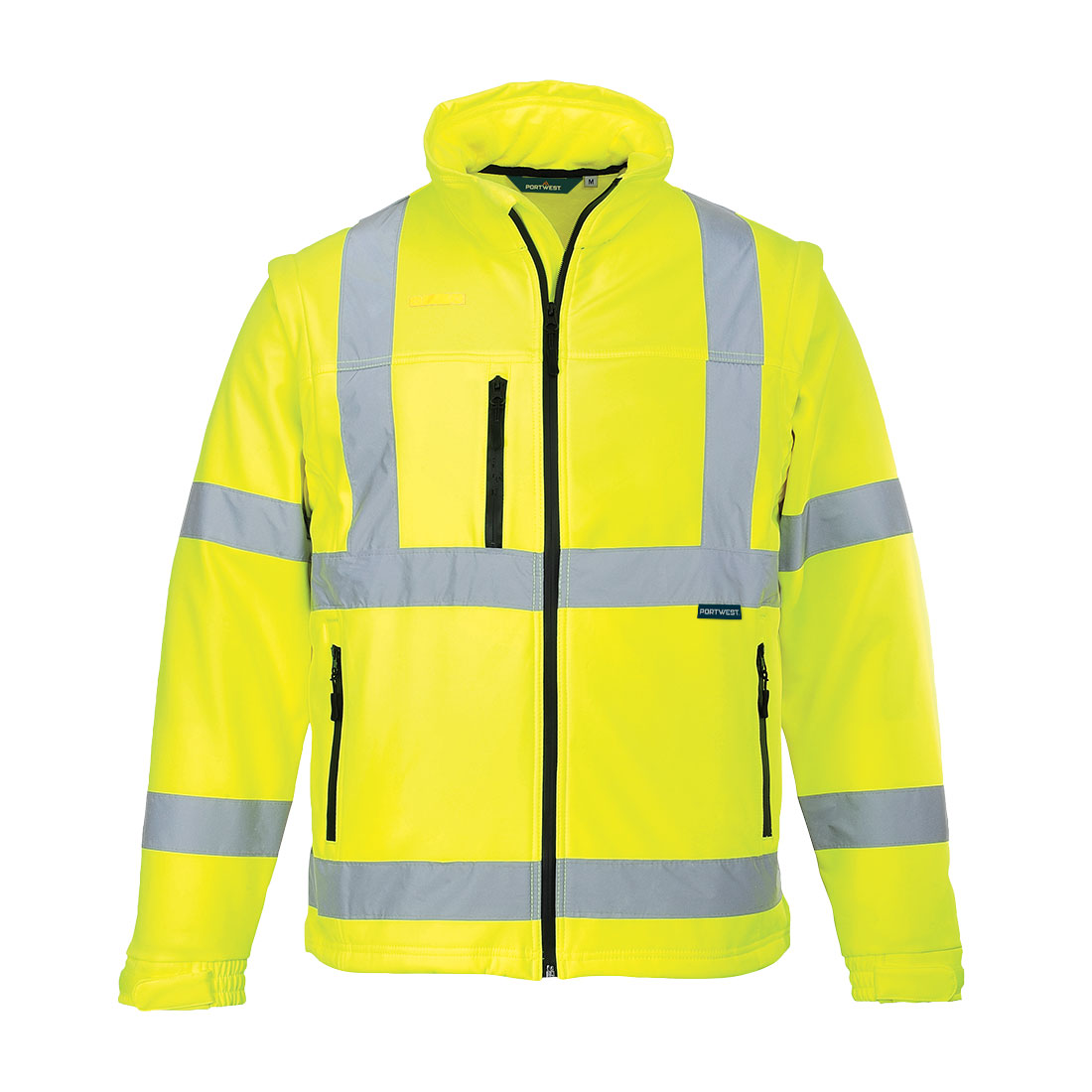 ES428 ES1 Essential Hi-Vis Softshell Jacket (2L) Yellow