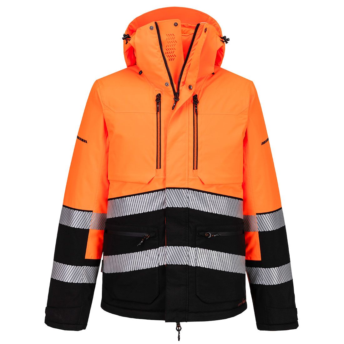 EV467 EV4 Hi-Vis Winter Jacket Orange/Black EV467 EV4 Hi-Vis Winter Jacket Orange/Black