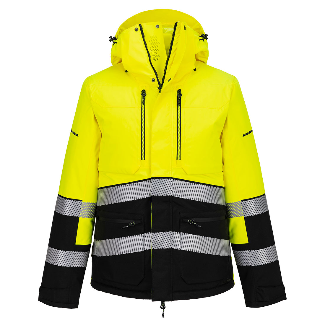 EV467 EV4 Hi-Vis Winter Jacket Yellow/Black EV467 EV4 Hi-Vis Winter Jacket Yellow/Black