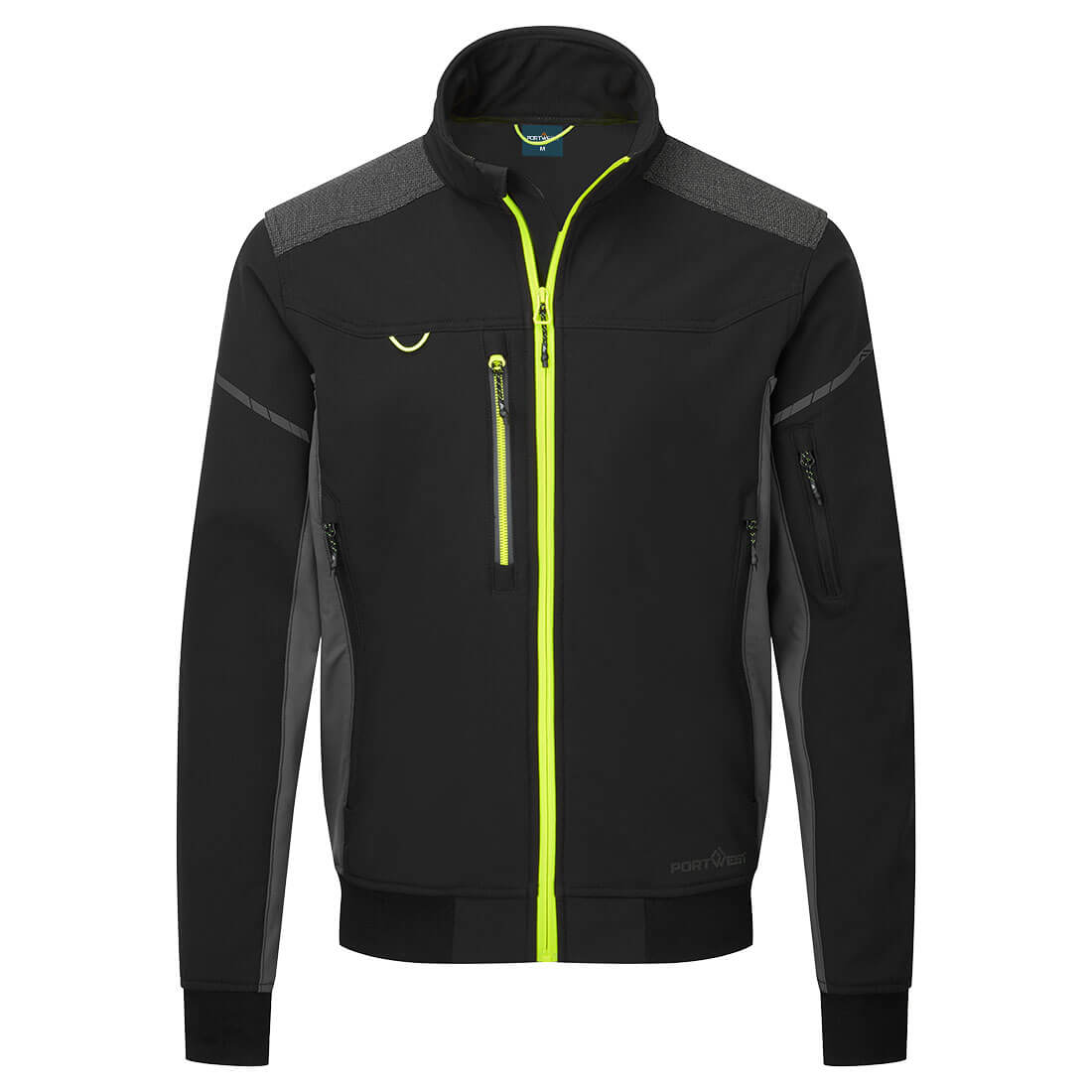 EV464 EV4 Softshell Bomber (3L) Black Tall