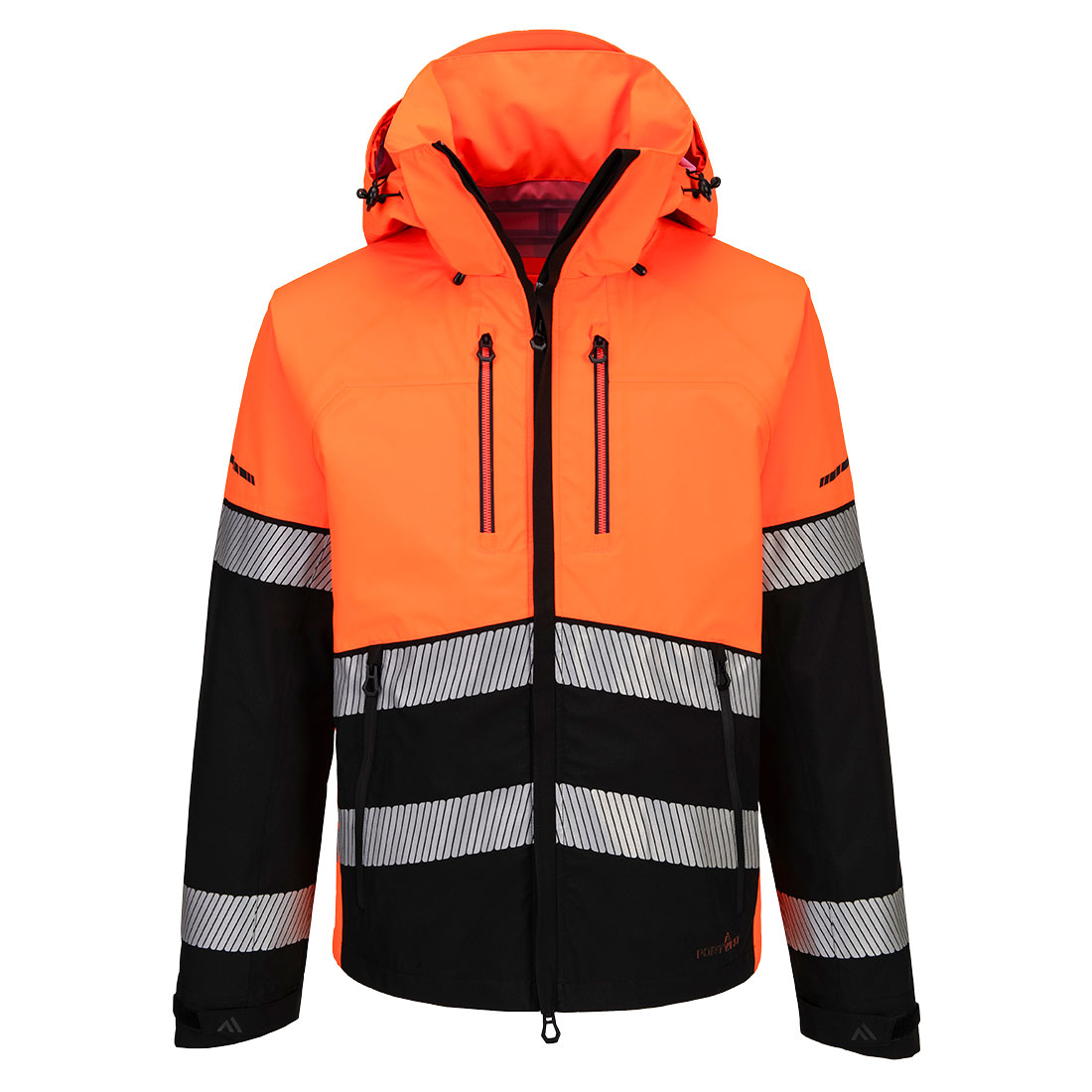 EV465 EV4 Hi-Vis Shell Jacket (3L) Orange/Black EV465 EV4 Hi-Vis Shell Jacket (3L) Orange/Black