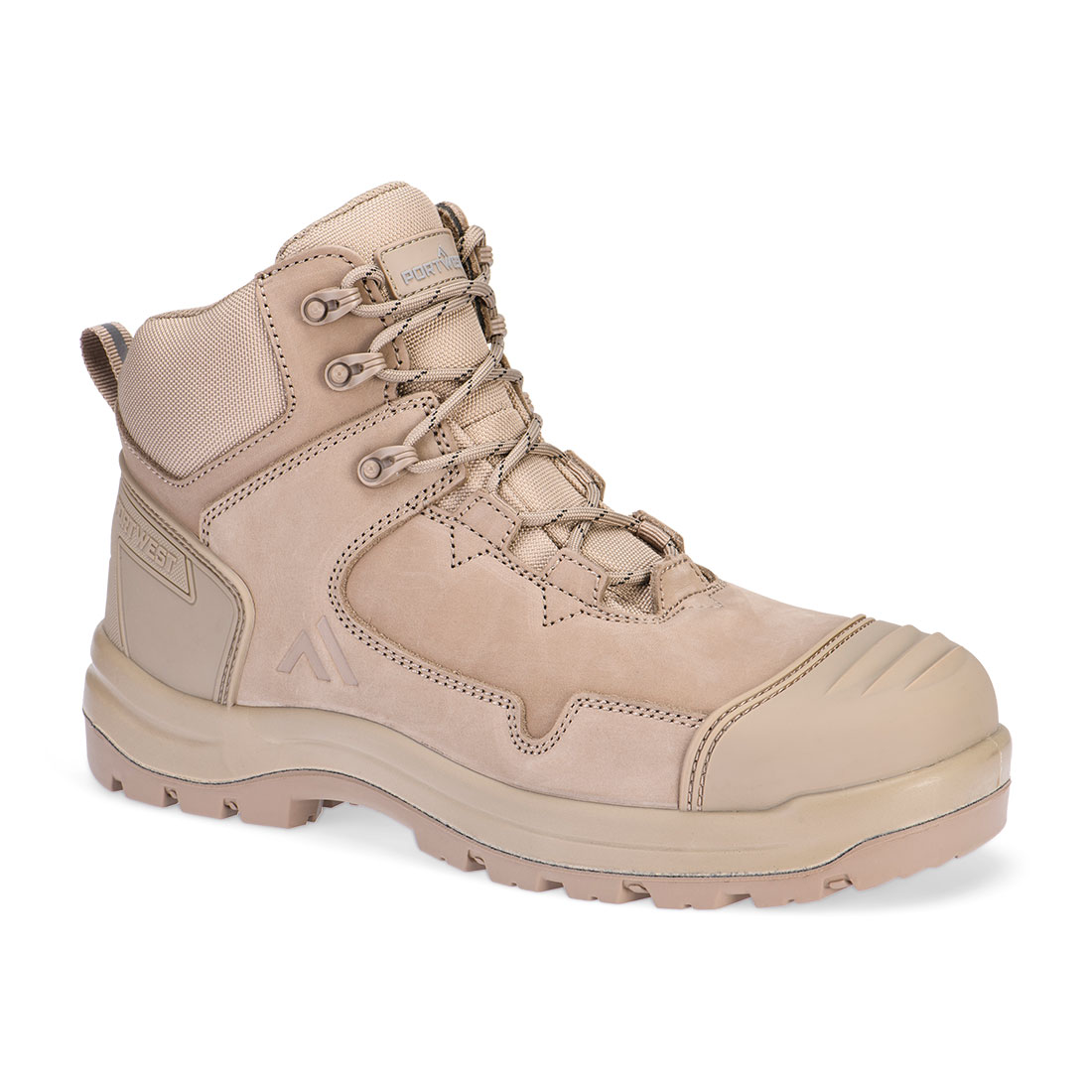 FD04 Composite Nubuck Leather Mid Boot S3S HRO SR FO SC LG Stone FD04 Composite Nubuck Leather Mid Boot S3S HRO SR FO SC LG Stone