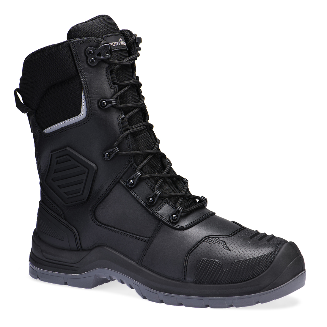 FD26 Composite Leather High Boot S7L HRO M CI LG SC AN SR FO Black