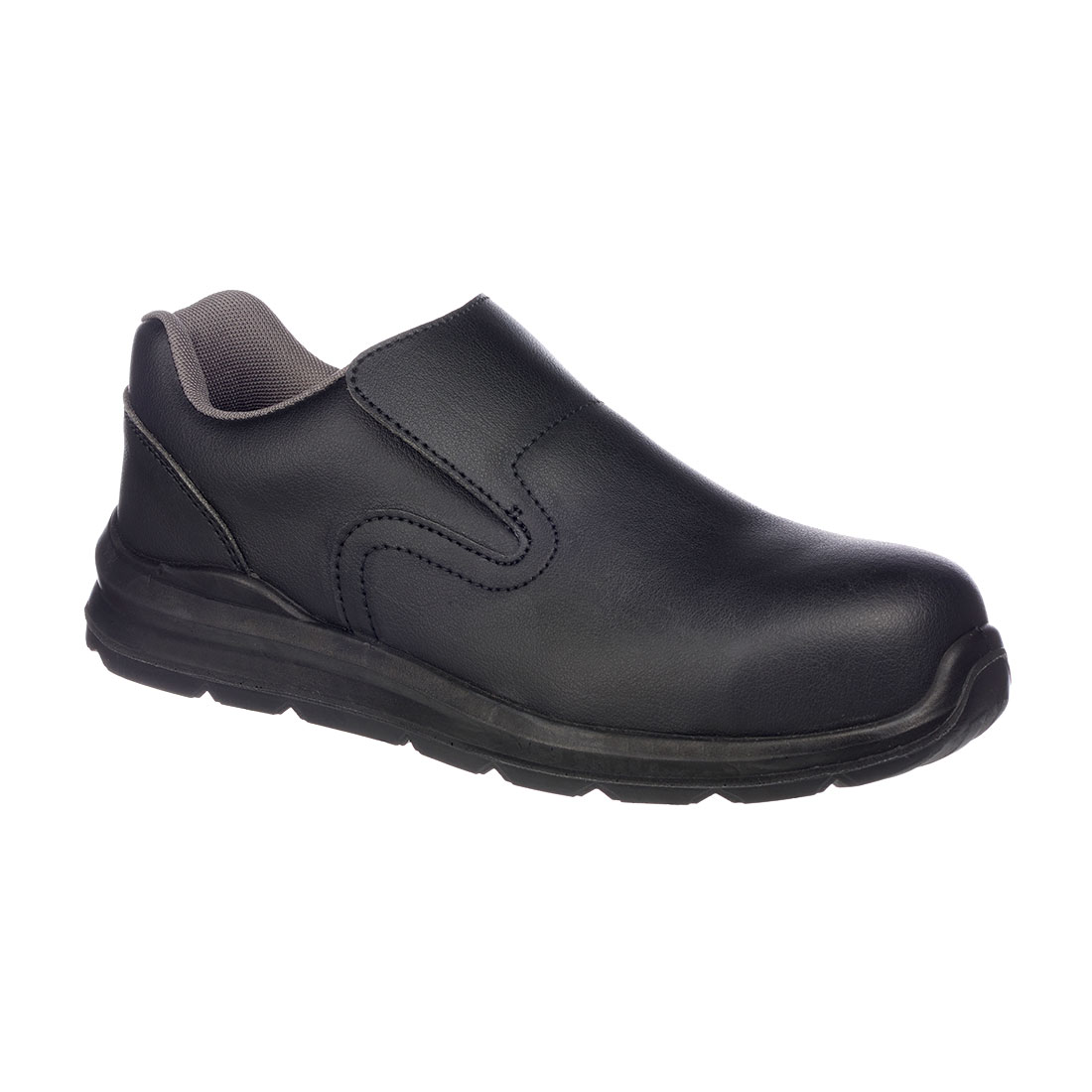 FD62 Portwest Compositelite Slip On Safety Trainer S2 SRC Black FD62 Portwest Compositelite Slip On Safety Trainer S2 SRC Black