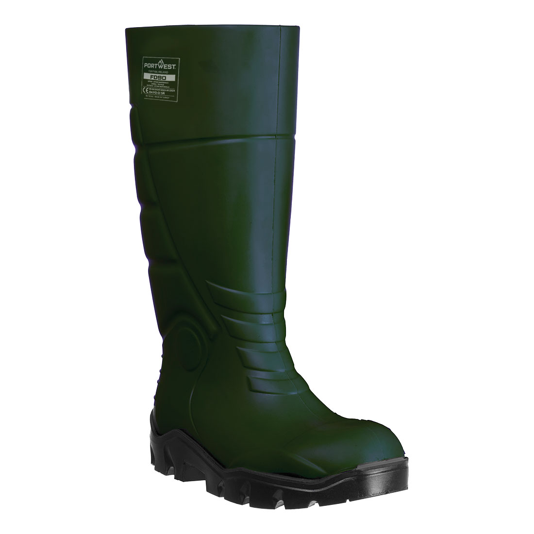 FD90 Occupational PU Wellington O4 FO CI SR Green