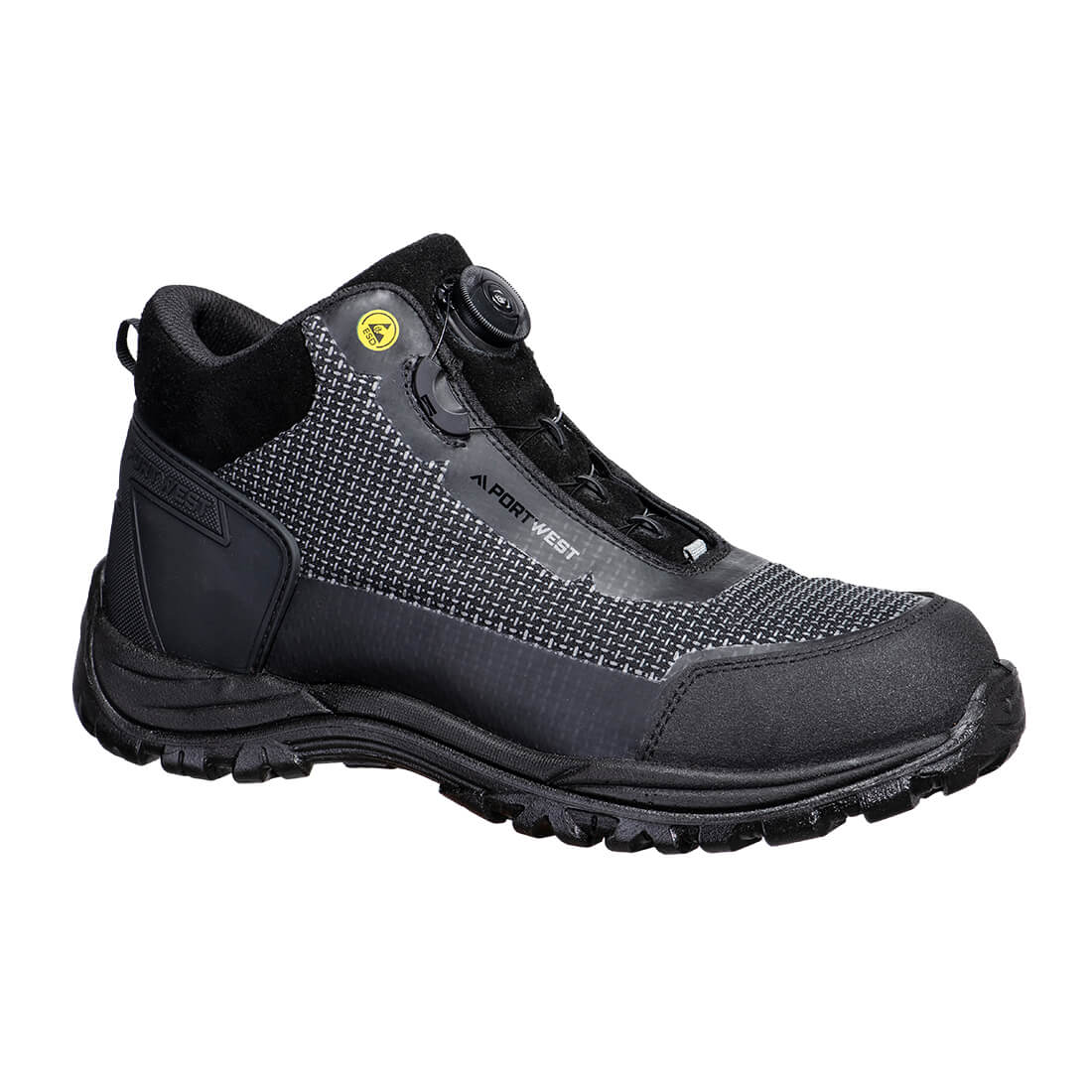 FE04 Girder Composite Mid Boot S3S ESD SR FO Black/Grey