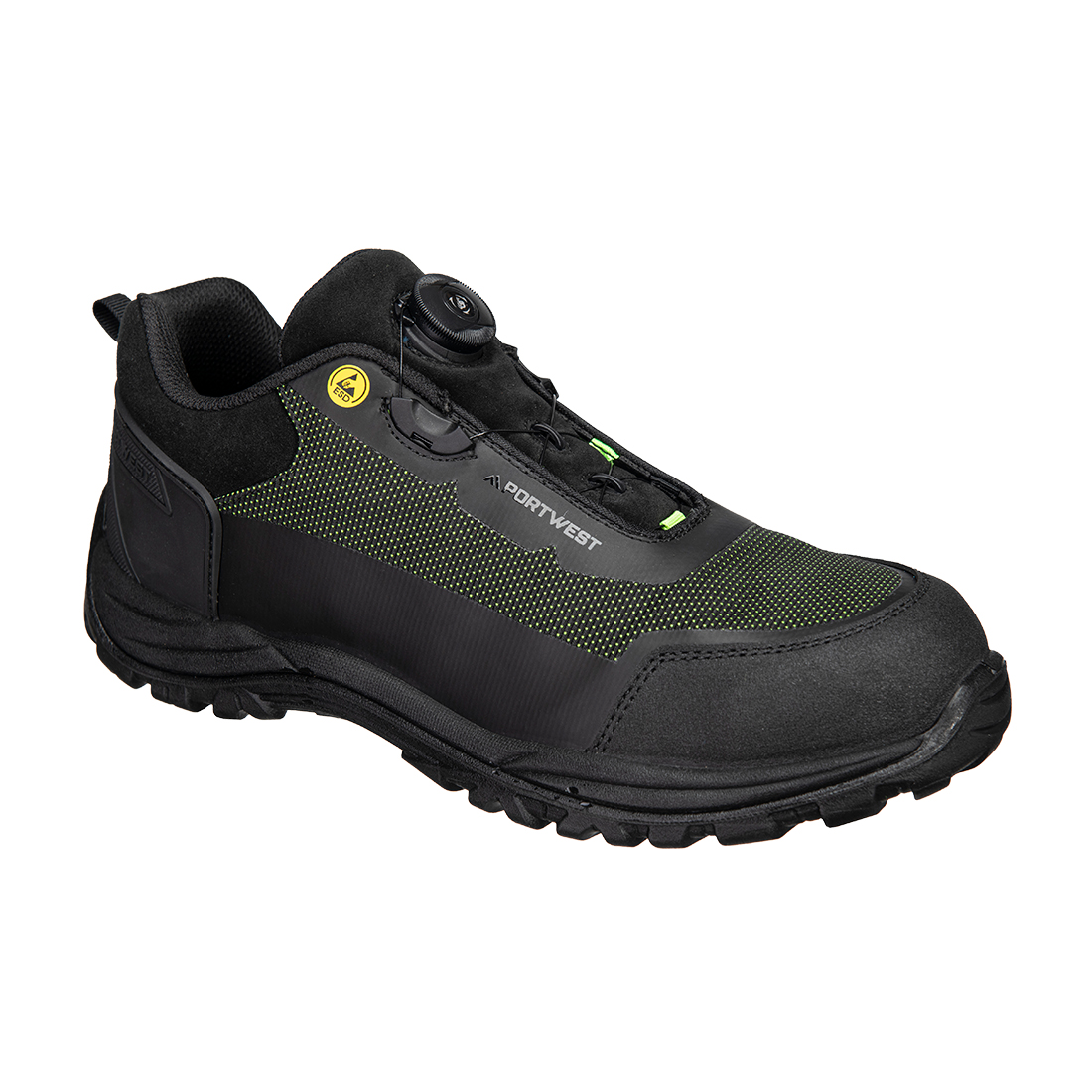 FE05 Girder Composite Low Shoe S3S ESD SR FO Black/Green FE05 Girder Composite Low Shoe S3S ESD SR FO Black/Green
