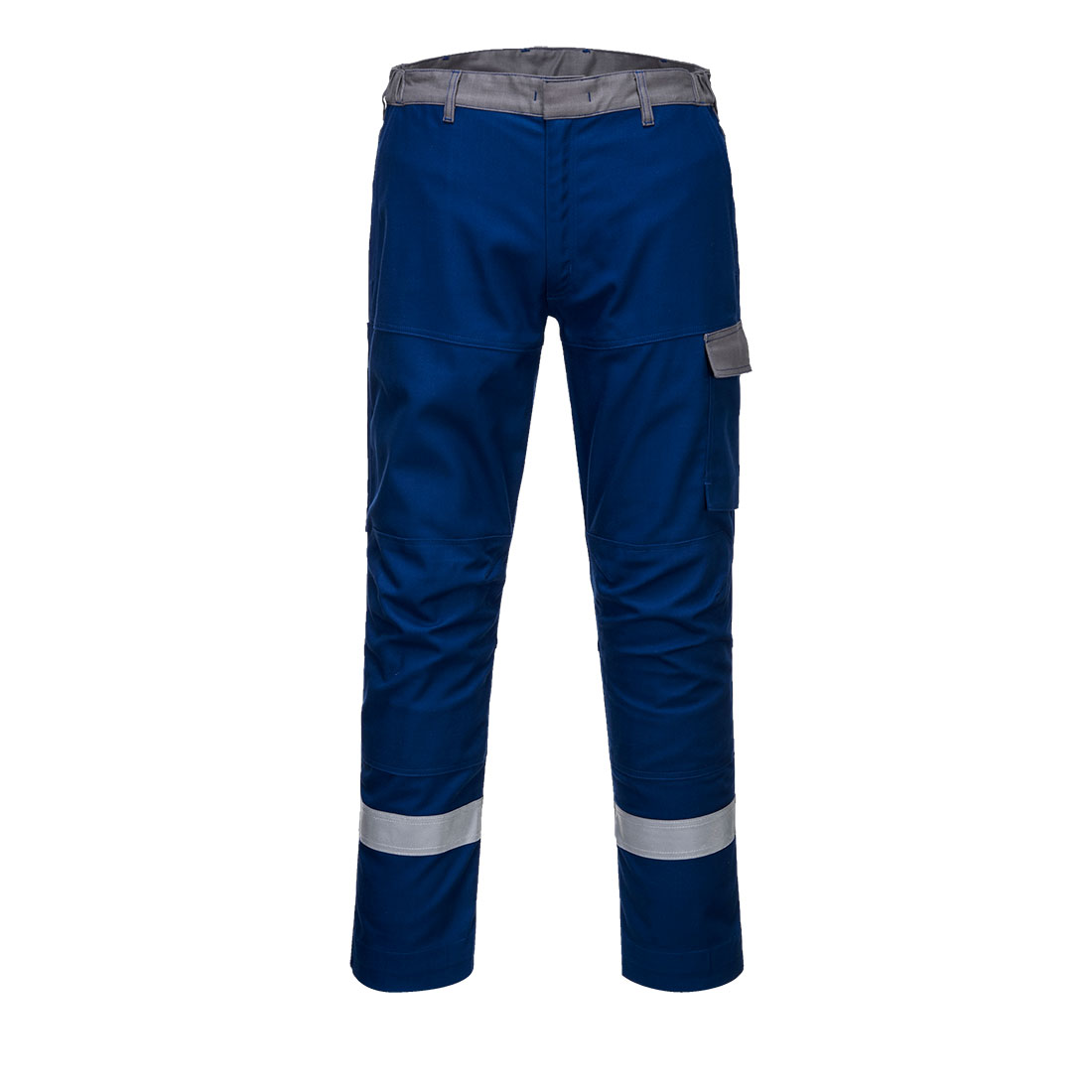 FR06 Bizflame Industry Two Tone FR Trousers Royal Blue