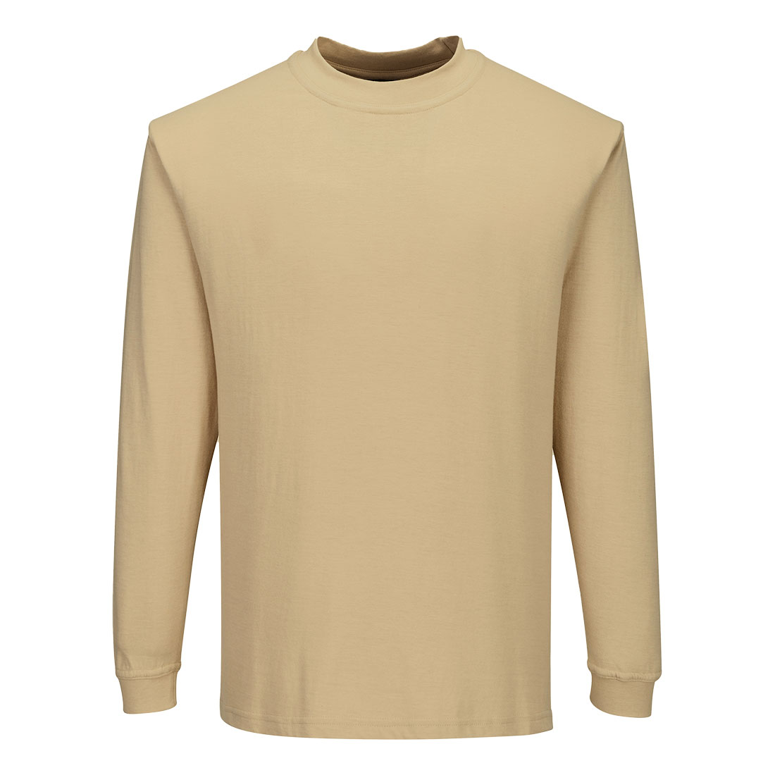 FR11 Modaflame Knit FR Long Sleeve T-Shirt Tan FR11 Modaflame Knit FR Long Sleeve T-Shirt Tan