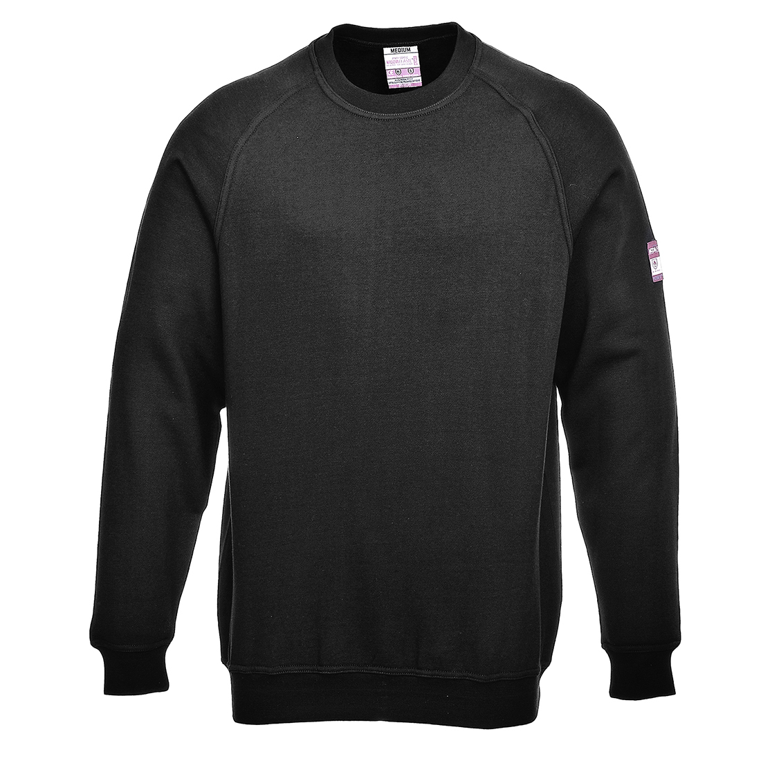 FR12 Modaflame Knit FR Sweatshirt Black