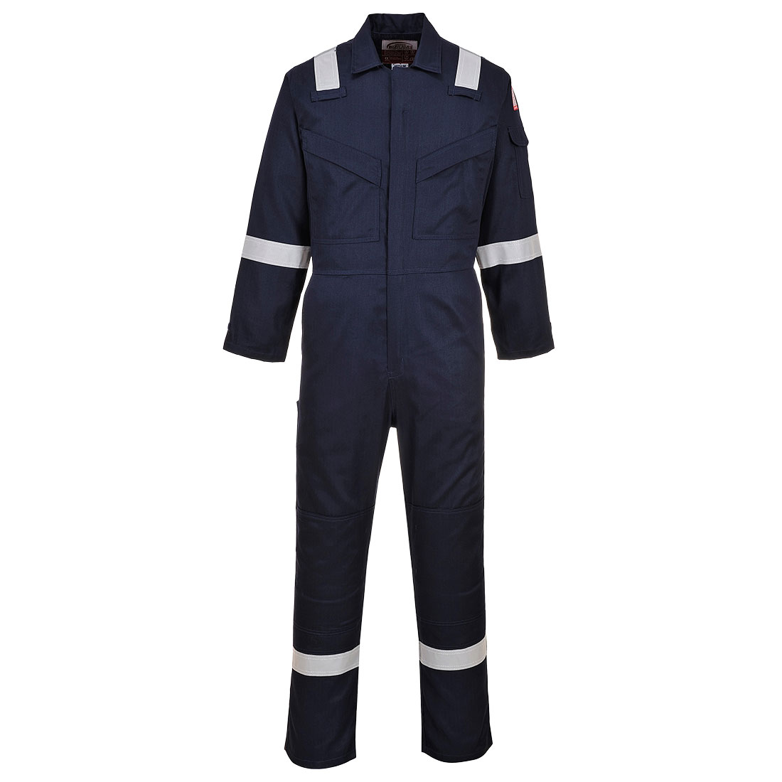 FR21 Bizflame Work Lightweight FR Coverall Navy Tall FR21 Bizflame Work Lightweight FR Coverall Navy Tall
