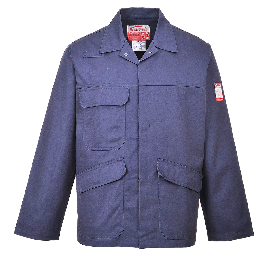 FR35 Bizflame Work FR Jacket Navy FR35 Bizflame Work FR Jacket Navy