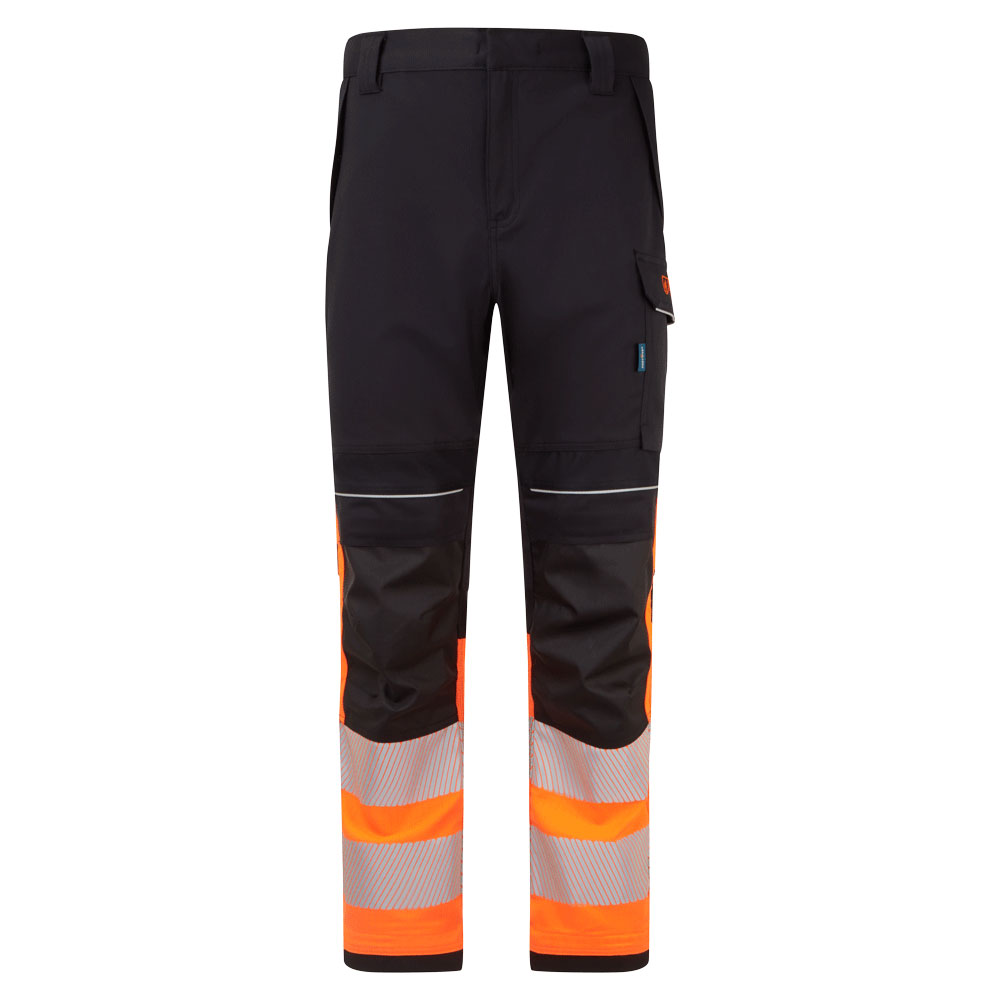 FR451 PW3 Modaflame Work HVO Class 1 FR Trousers Orange/Black