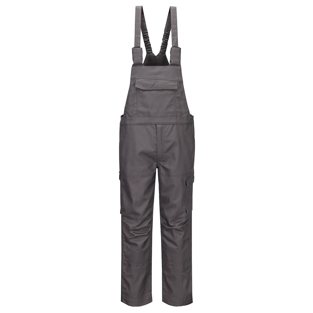 FR455 Bizflame Industry Bib & Brace Grey