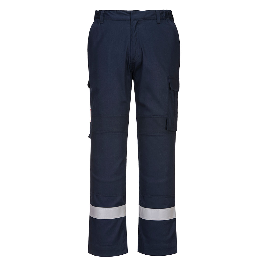 FR401 Bizflame Work Lightweight Stretch Panelled FR Trousers Navy FR401 Bizflame Work Lightweight Stretch Panelled FR Trousers Navy