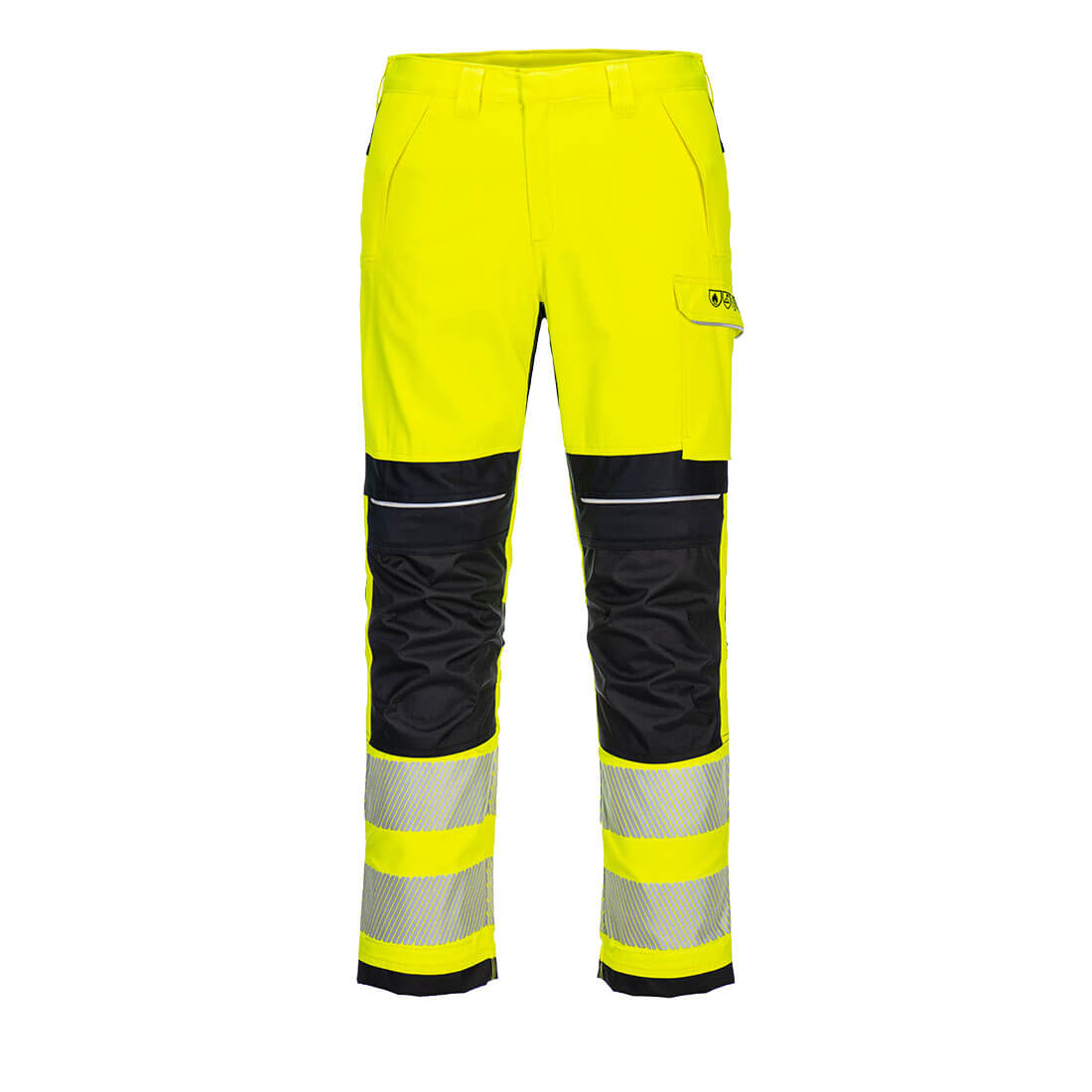 FR406 PW3 Modaflame Work Hi-Vis Multi-Norm FR Trousers Yellow/Black FR406 PW3 Modaflame Work Hi-Vis Multi-Norm FR Trousers Yellow/Black