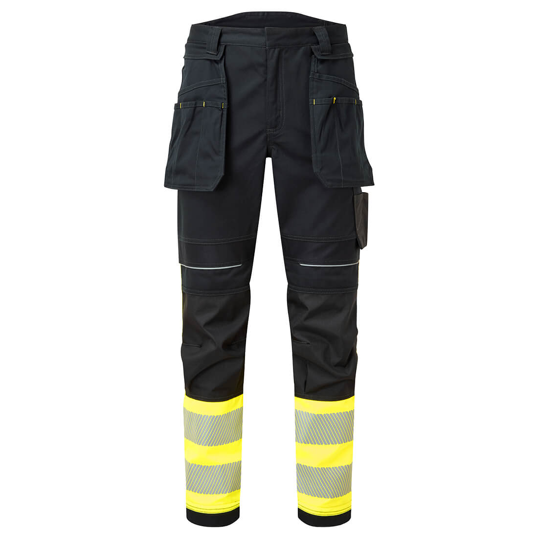 FR416 PW3 Modaflame Work Hi-Vis Class 1 FR Holster Trousers Yellow/Black FR416 PW3 Modaflame Work Hi-Vis Class 1 FR Holster Trousers Yellow/Black