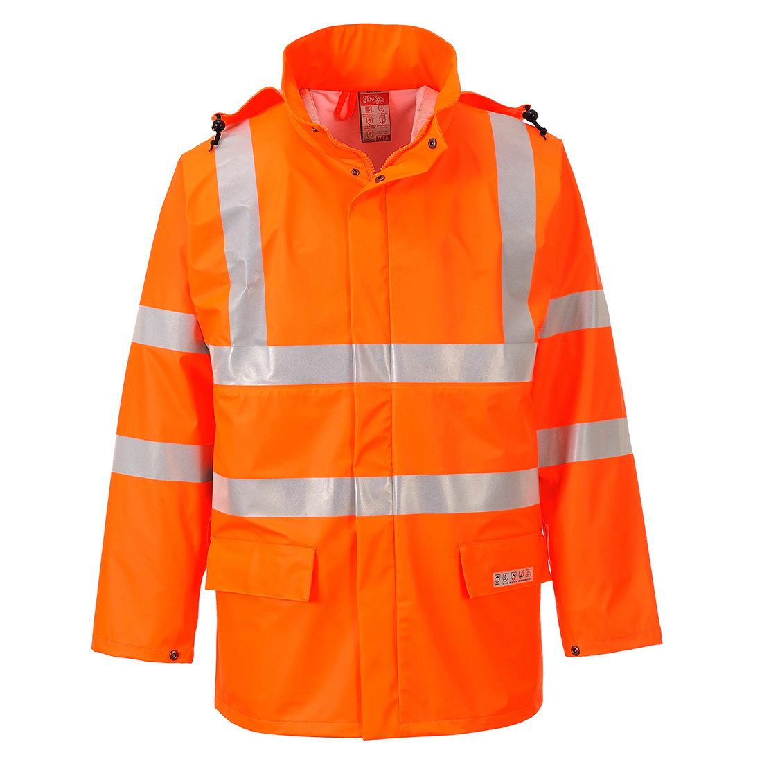FR41 Sealtex Flame Hi-Vis FR Jacket Orange FR41 Sealtex Flame Hi-Vis FR Jacket Orange
