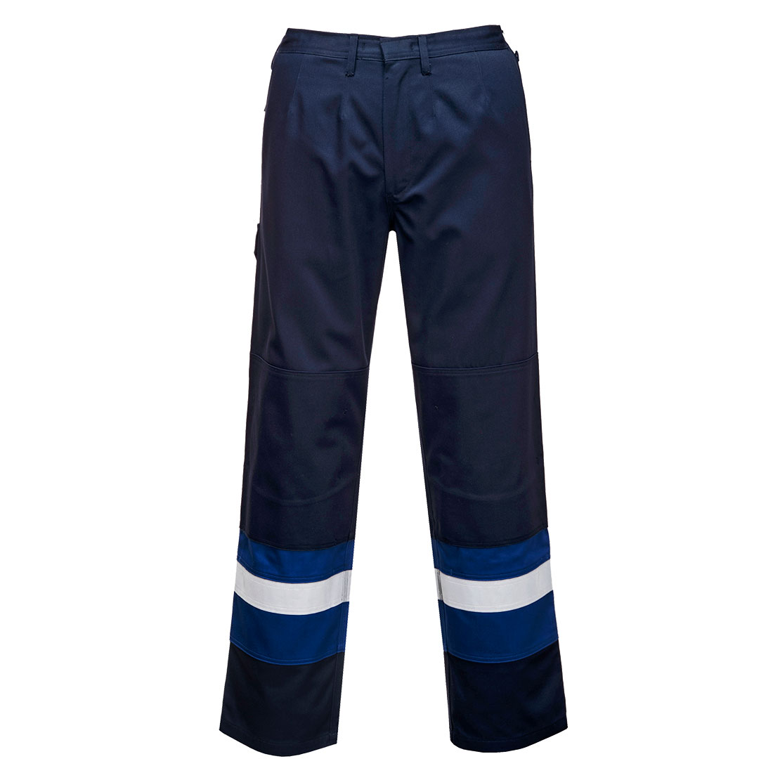 FR56 Bizflame Work Two Tone FR Trousers Navy/Royal FR56 Bizflame Work Two Tone FR Trousers Navy/Royal