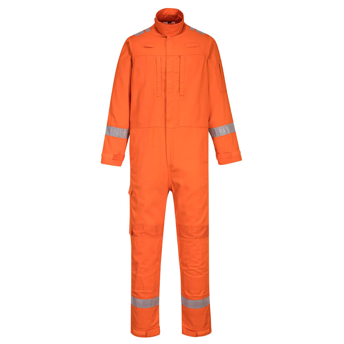 FR502 Bizflame Work Lightweight Stretch Panelled FR Coverall Orange FR502 Bizflame Work Lightweight Stretch Panelled FR Coverall Orange