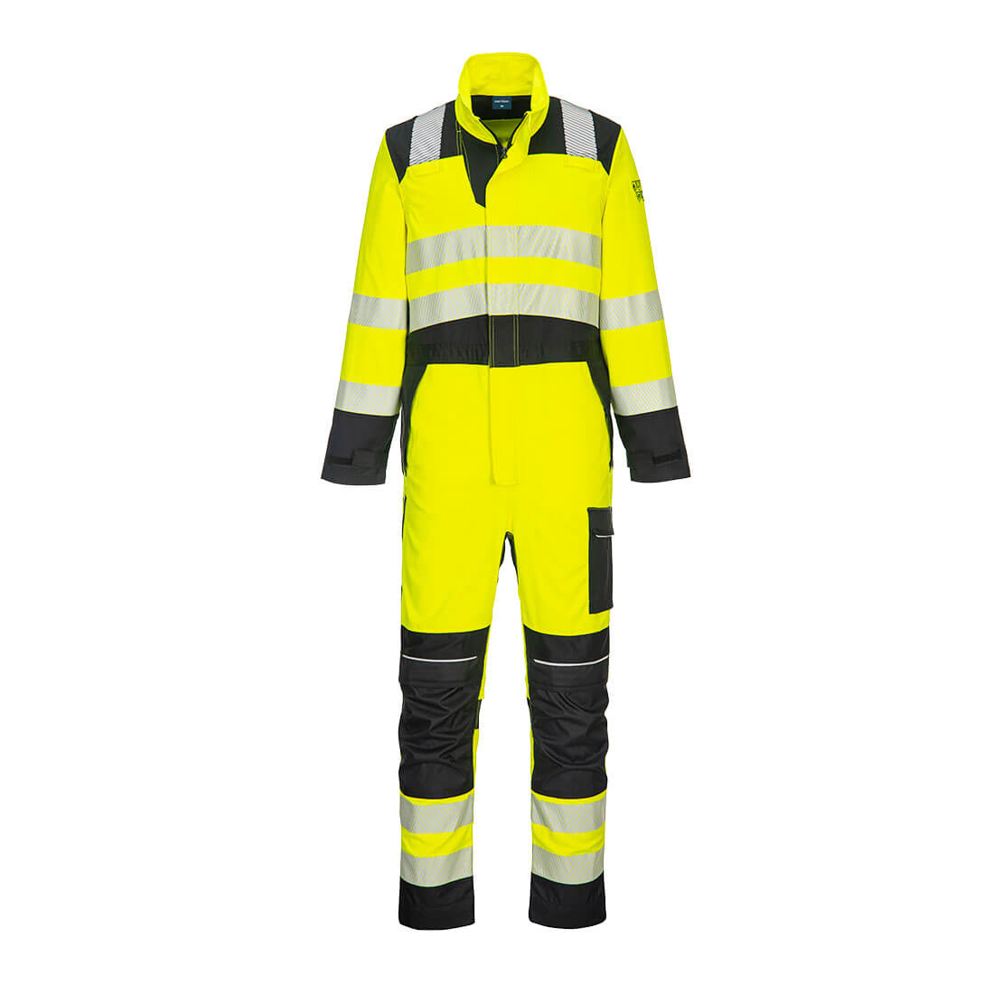 FR507 PW3 Modaflame Work Hi-Vis Multi-Norm FR Coverall Yellow/Black FR507 PW3 Modaflame Work Hi-Vis Multi-Norm FR Coverall Yellow/Black