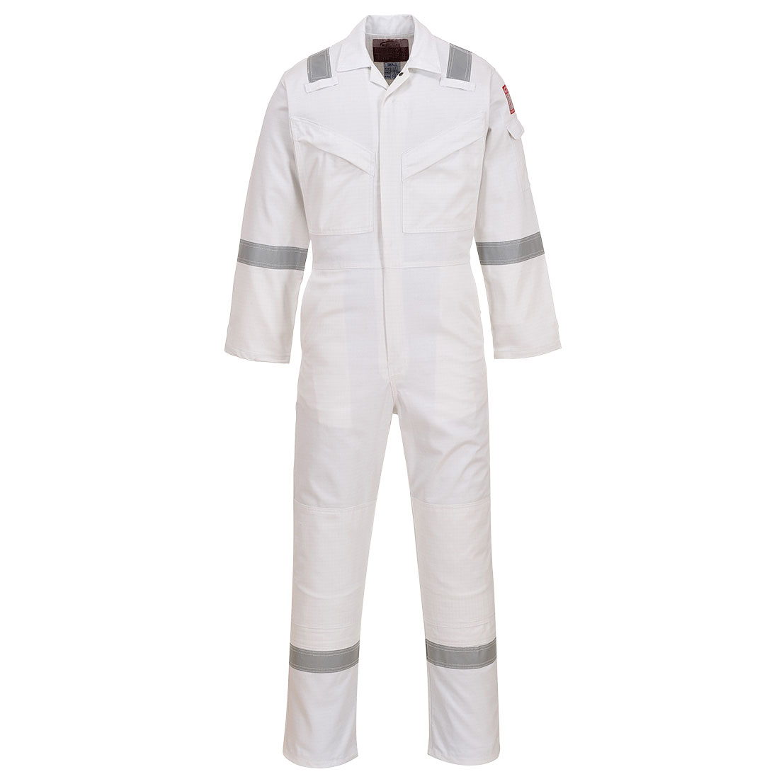 FR50 Bizflame Work FR Coverall White