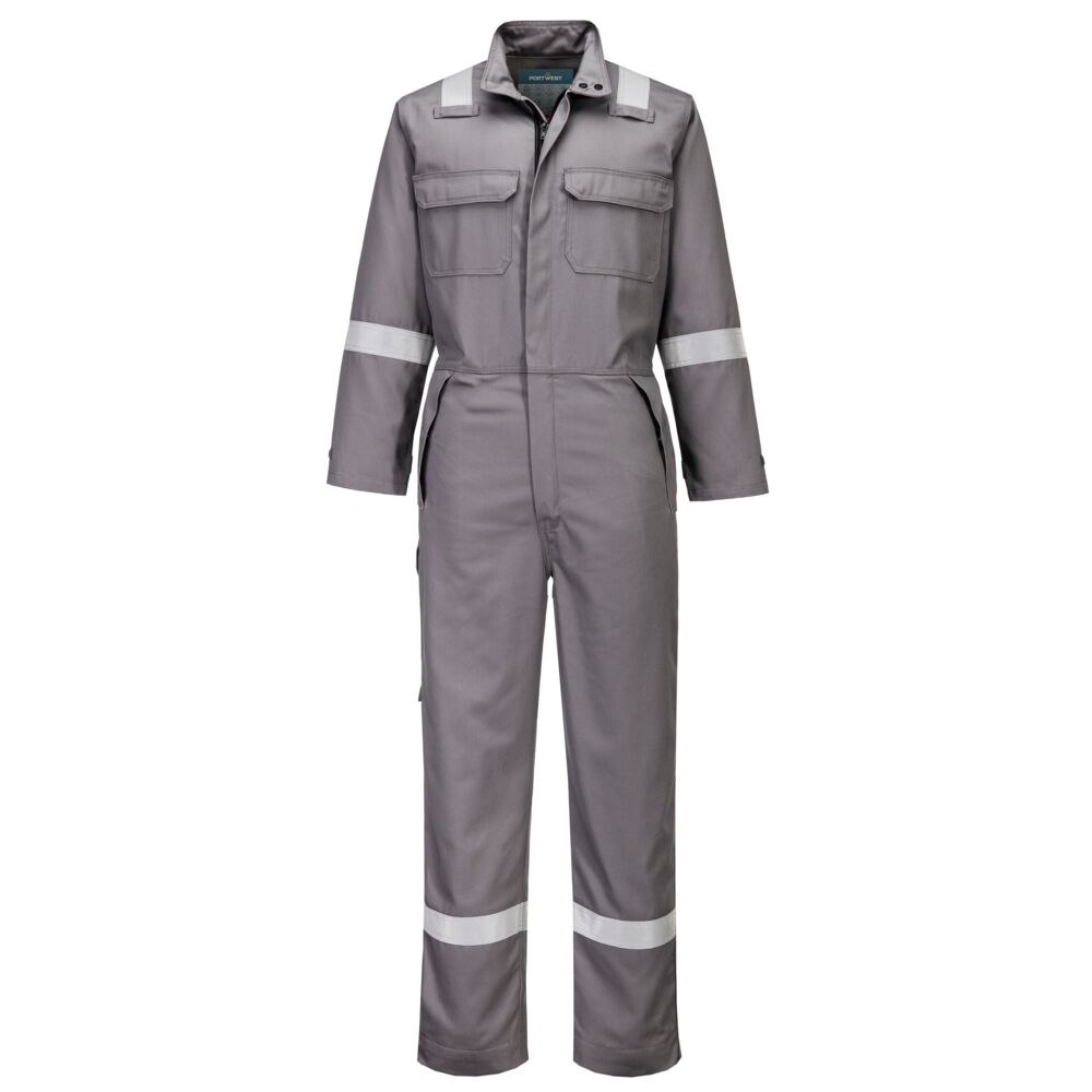 FR513 Bizflame Work+ FR Coverall Grey FR513 Bizflame Work+ FR Coverall Grey