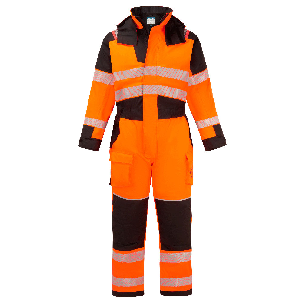 FR516 PW3 Modaflame Rain+ Hi-Vis Multi-Norm FR Winter Coverall Orange/Black