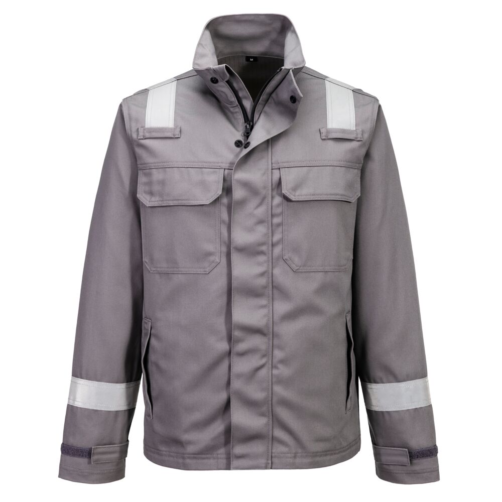 FR609 Bizflame Work+ FR Jacket Grey