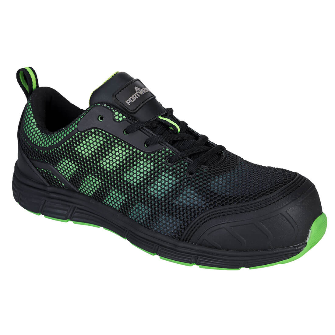 FT35 Composite Textile Trainer S1PS FO SR Black/Green FT35 Composite Textile Trainer S1PS FO SR Black/Green