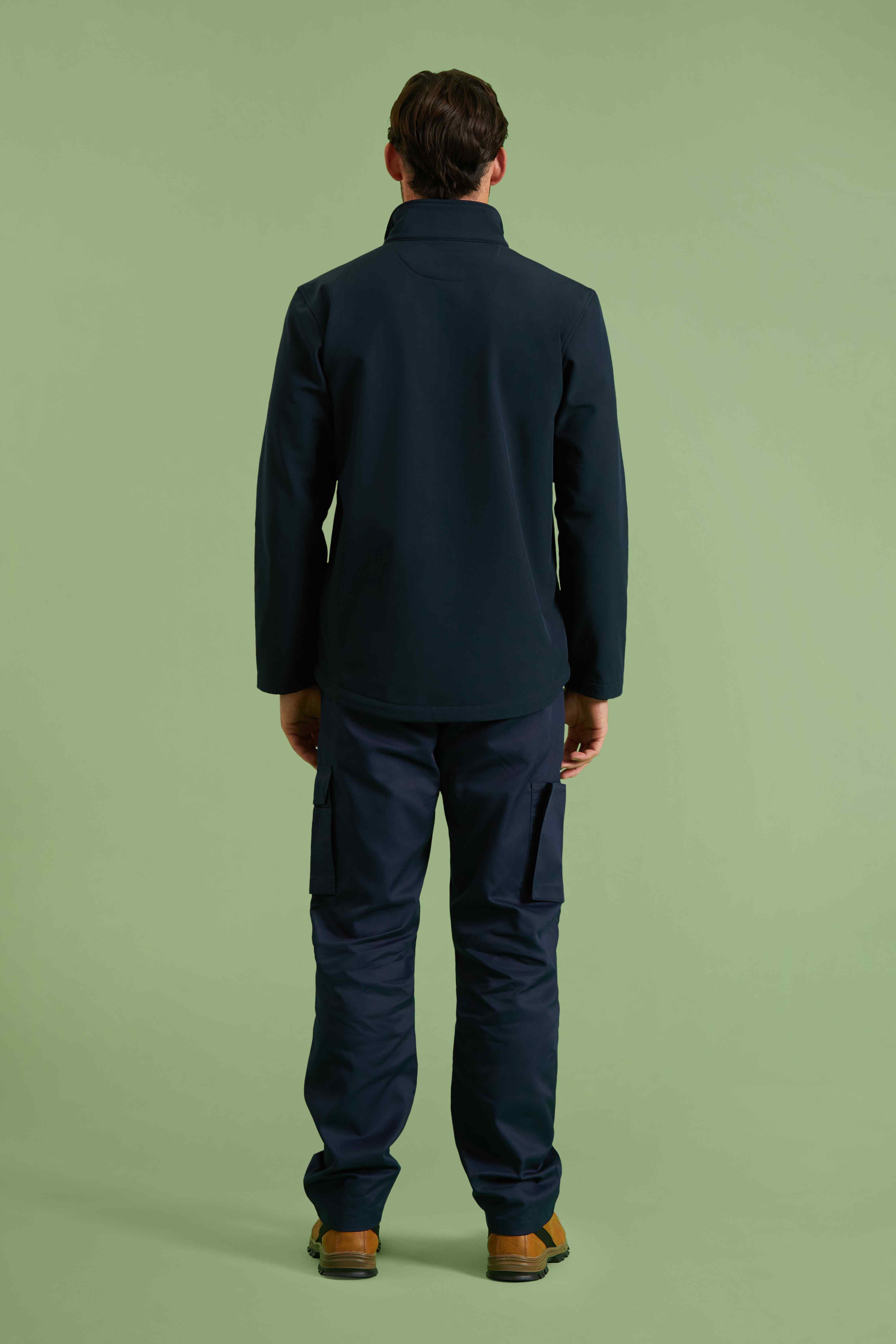 GR65 Black Eco Full Zip Softshell Jacket