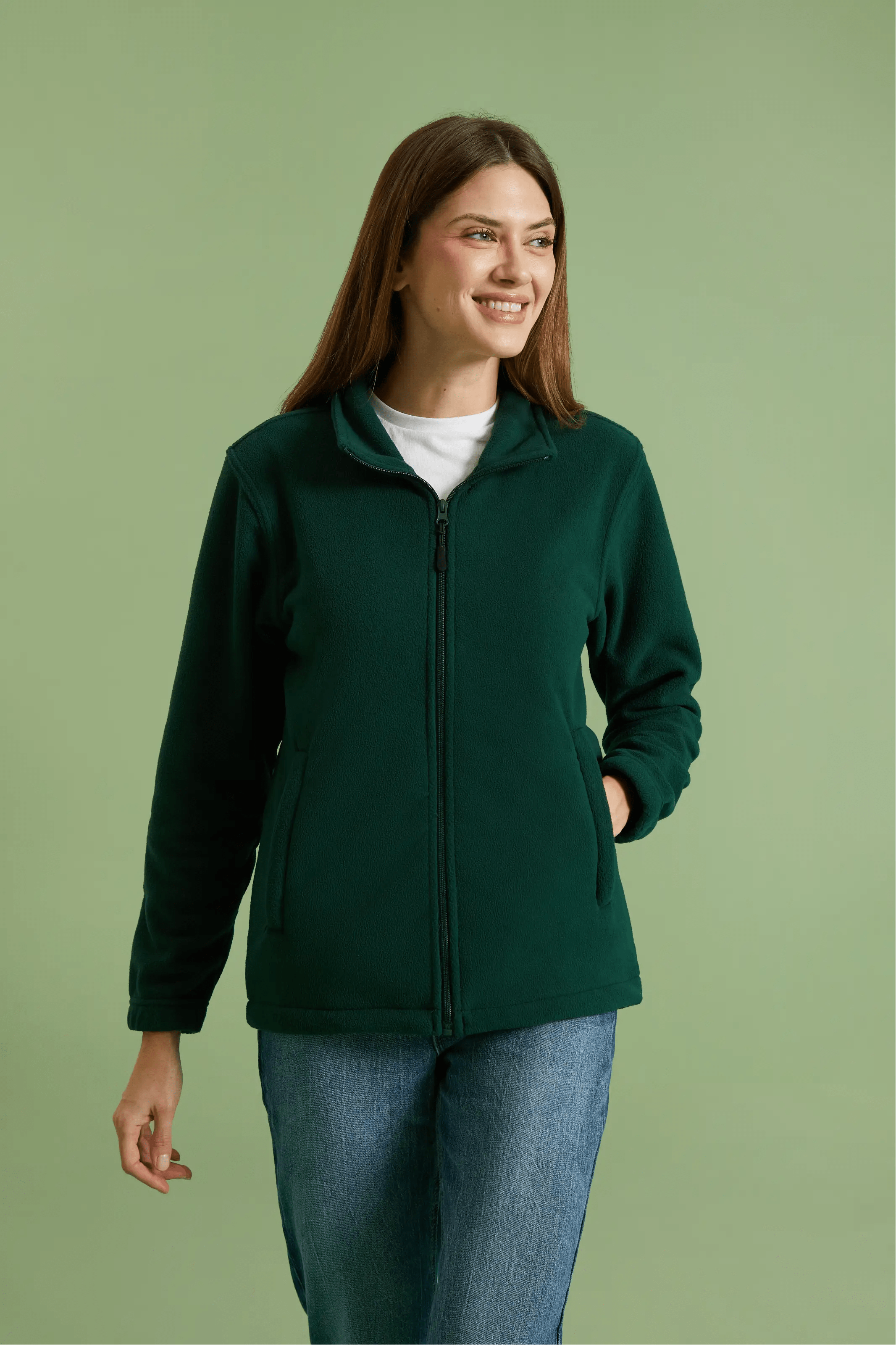 GR61 Royal Eco Full Zip Fleece Jacket