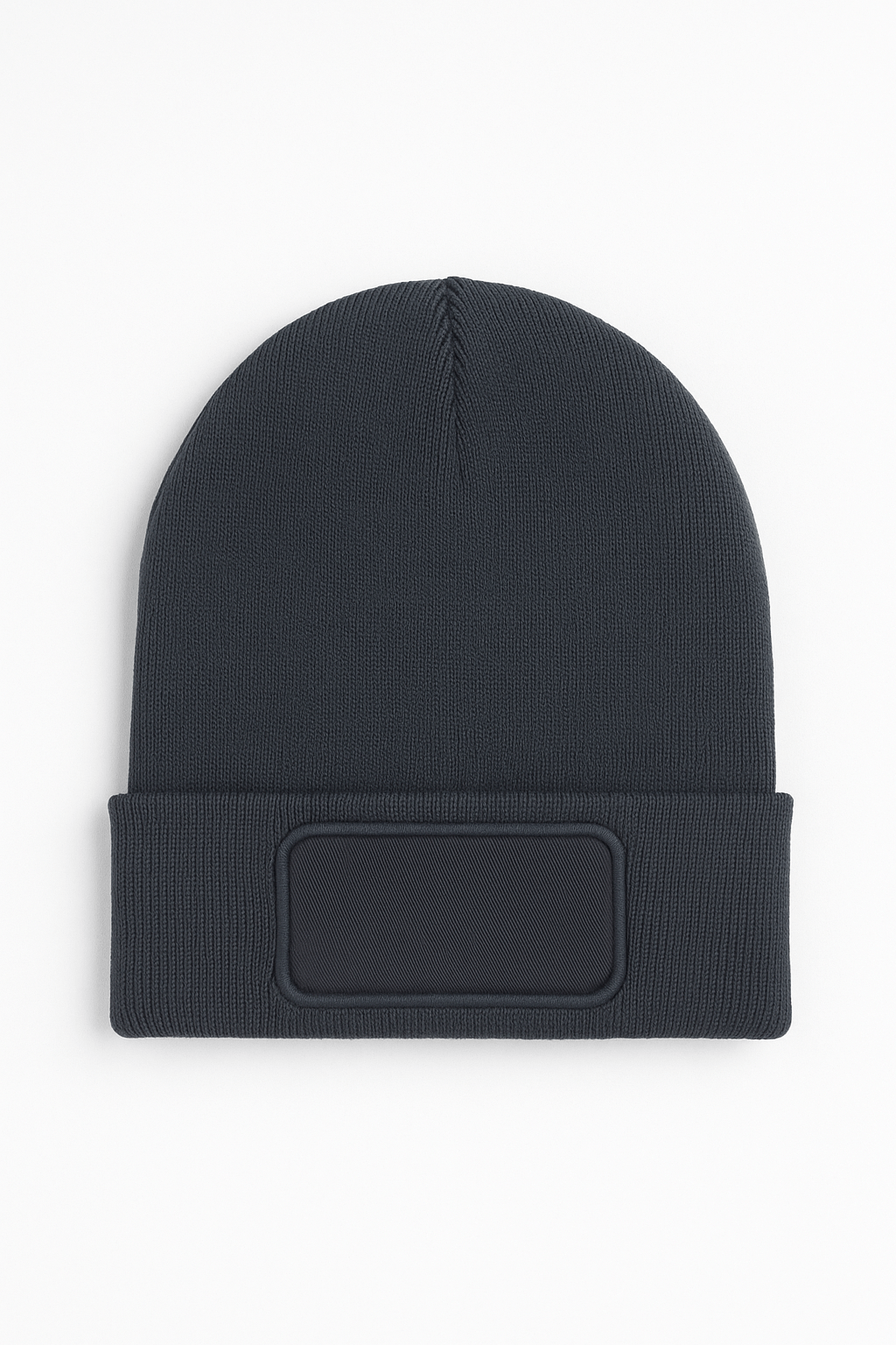 UC411 Graphite Grey Rectangular Patch Beanie UC411 Graphite Grey Rectangular Patch Beanie