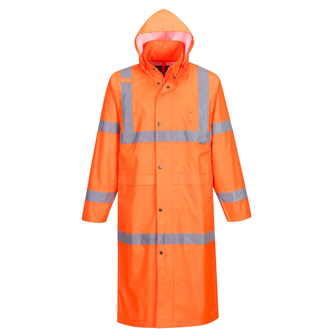 H445 Hi-Vis Rain Coat 122cm Orange H445 Hi-Vis Rain Coat 122cm Orange