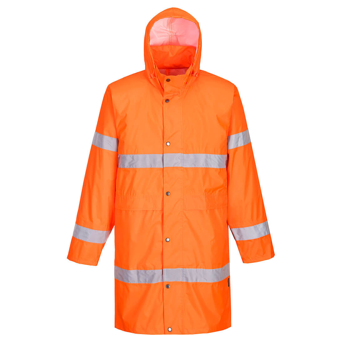 H442 Hi-Vis Rain Coat 100cm Orange H442 Hi-Vis Rain Coat 100cm Orange