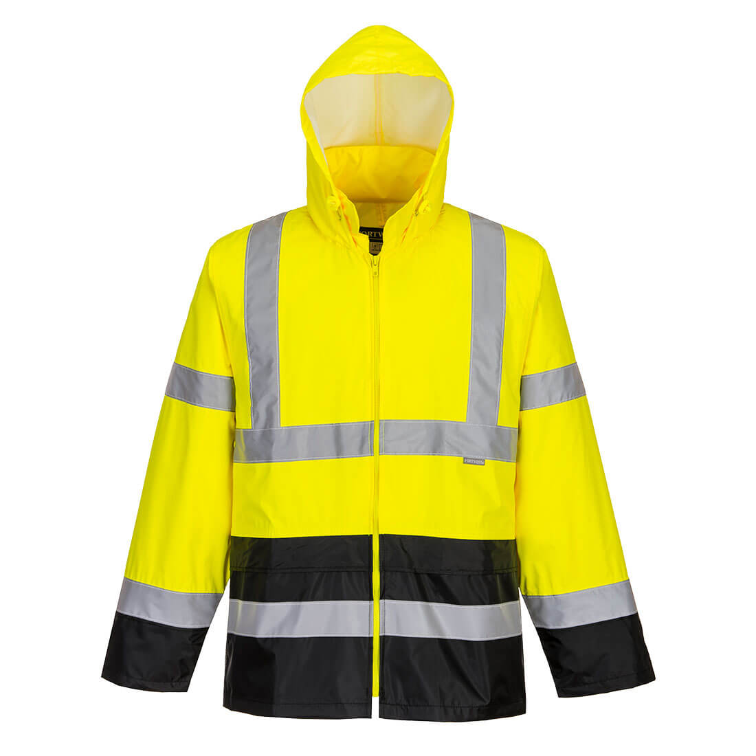 H443 Hi-Vis Contrast Classic Rain Jacket Yellow/Black