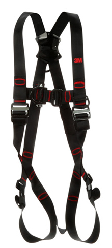 3M Protecta Vest Pass Through Fall Arrest Harness Medium/Large Black / Red