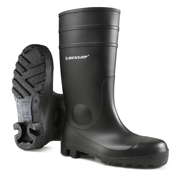 Dunlop Protomaster Full Safety Pvc Wellingtons Black Dunlop Protomaster Full Safety Pvc Wellingtons Black