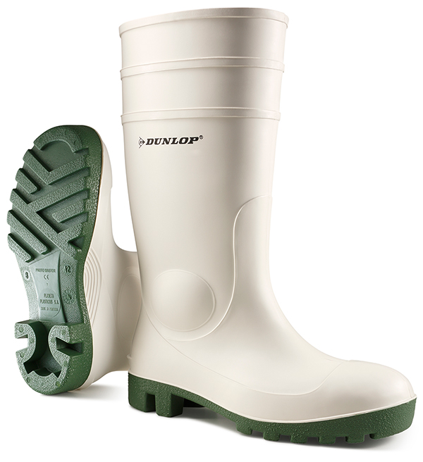 Dunlop Protomaster Safety Pvc Wellingtons White Dunlop Protomaster Safety Pvc Wellingtons White