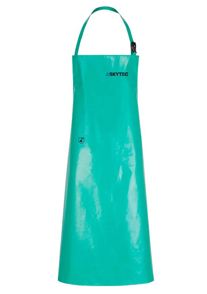 Skytec Chemmaster Chemical Splash Pvc Apron 48″X36″ Green