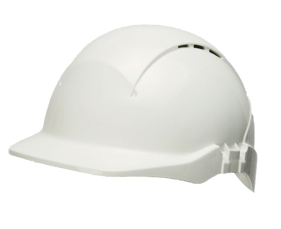 Centurion Concept Reduced Peak Vented Safety Helmet White