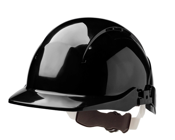 Centurion Concept Reduced Peak Vented Safety Helmet Black
