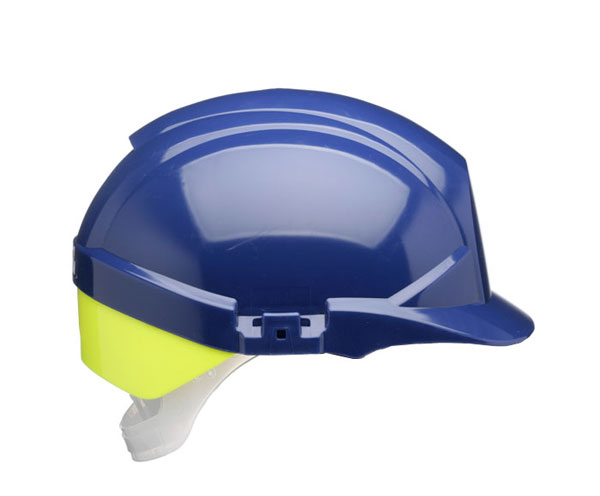 Centurion Reflex Safety Helmet With Yellow Rear Flash Blue